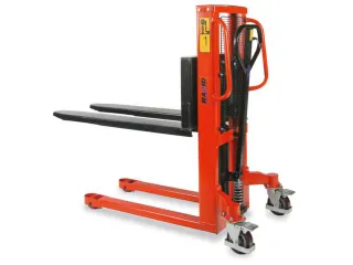 Palletheffer 1000kg Hef H 900mm Vork L 1150mm Zwenk-/vorkwielen Pu/pu - 1