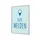 Kliklijst A1 complete set met print "Hier melden" Blauw