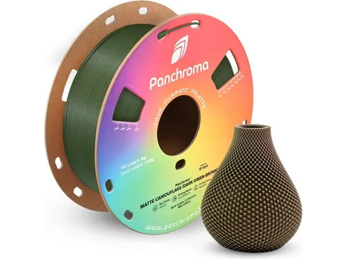 PLA Dual Matte 1,75mm donkergroen-bruin 1kg Panchroma 3D Filament