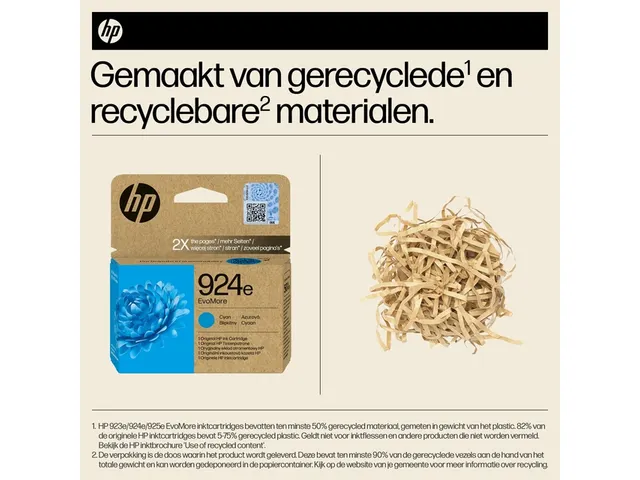 Inktcartridge HP 4K0U7NE 924E Evomore blauw