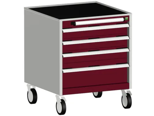 ladekast HxBxD 780x650x525mm 4lade(n) lade voor normale belastingen