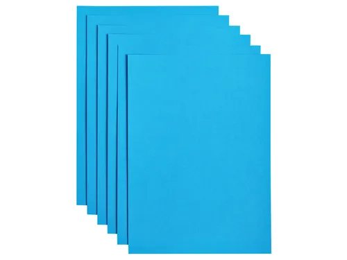 Kopieerpapier Papicolor A4 200gr 6 vel hemelsblauw