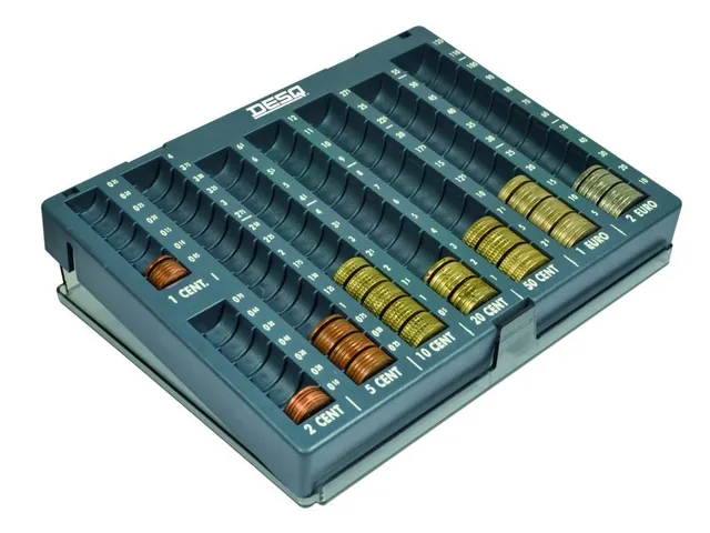 Muntgeldsorteerunit Desq met deksel 235x184x34mm
