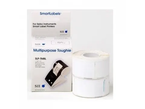 Seiko Permanent Klevende Multifunctionele Etiketten wit 28x51mm