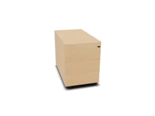 mobiel ladeblok,HxBxD 525x430x800mm,3lade(n),m. greeplijst,NE-esdoorn - 1