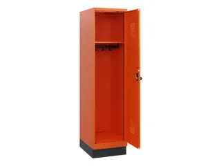 schoollocker,HxBxD 1630x400x500mm,1vak,vak B 400mm,draaigrendel,sokkel - 1