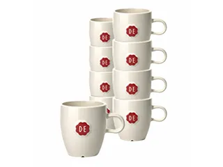 Kopje Douwe Egberts espresso 70ml wit 12 stuks - 1