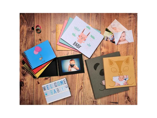 Fotoalb 30p. zwart 2 5x25cm ZÉPHIRE grijs