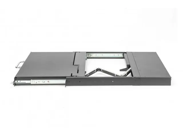 43,2cm HD TFT-console 16-poorts VGA KVM Brits toetsenbord zwart