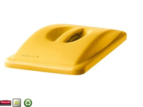 Gesloten deksel Geel