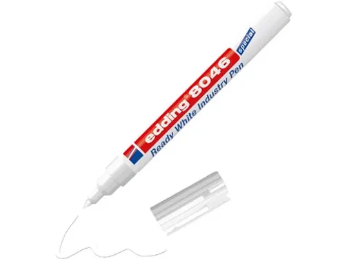 Industriemarker E-8046 Wit