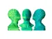 Azurefilm PLA Dual Original 3D filament 1,75mm Blauw - Groen 1kg