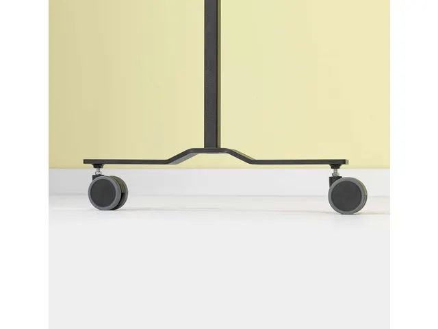 Verrijdbaar Workboard 120x75cm emaille zwart profiel