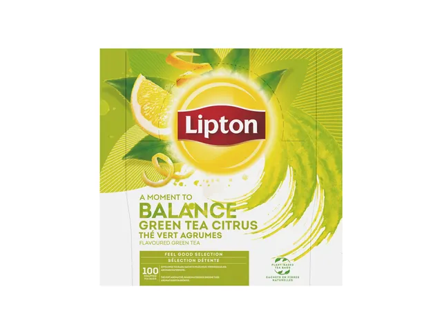 Thee Lipton Balance green tea citrus 100x1.5gr