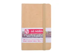 Schetsboek Talens Art Creation 80 witte vellen 140gr 90x140mm kraft