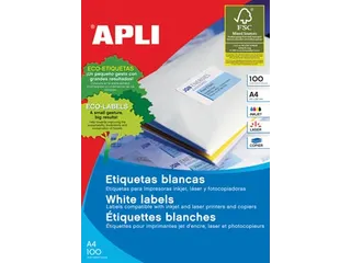 Apli Witte Etiketten 64x33.9mm - 1