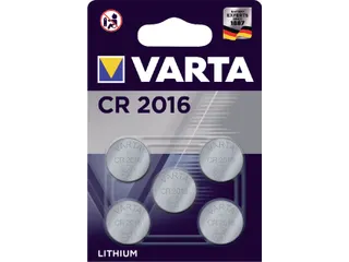 Batterij Varta knoopcel CR2016 lithium blister à 5 stuks - 1