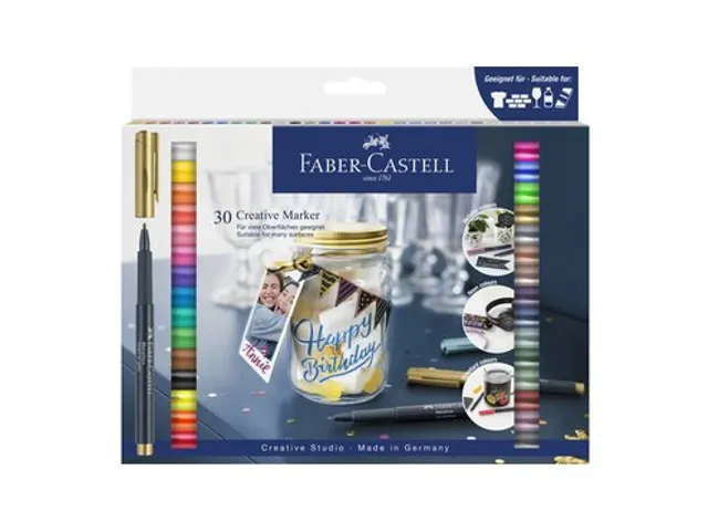 Creatief marker Faber-Castell set van 30 stuks