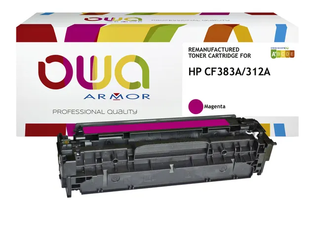 Tonercartridge OWA alternatief tbv HP CF383A rood