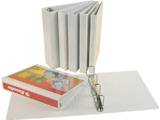 Presentatie Ringband 4 Rings A4 30Mm D-Mech Deluxe Panorama Wit - 2