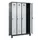 locker voor scheiding van kleding,HxBxD 1950x1200x500mm,4vak