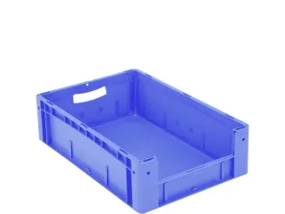 Euronorm Stapelkrat M. Grijpopening Pp 170x600x400mm Blauw - 2