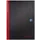 Notitieboek Oxford Black n' Red A4 96vel blanco zwart