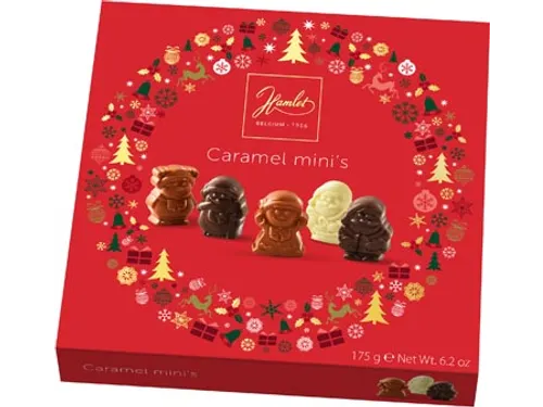 Caramel Mini's chocolade, doos van 175 g