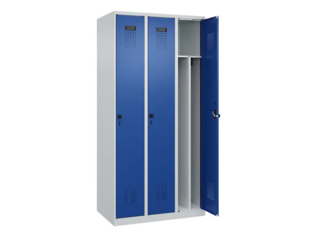 locker voor scheiding van kleding,HxBxD 1850x900x500mm,3vak