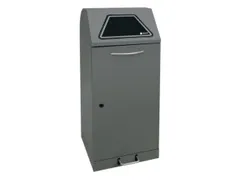 afvalverzamelaar,niet-brandbaar,1x120l,HxBxD 1100x450x450mm