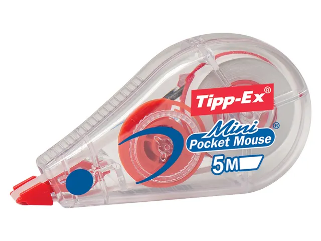 Correctietape Tipp-Ex mini pocket mouse 5mmx6m display à 30 +10 grati