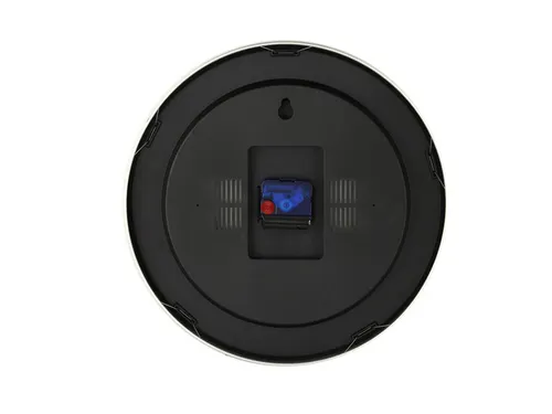 Wandklok Nextime 19cm Geborsteld Aluminium Station streepaanduiding
