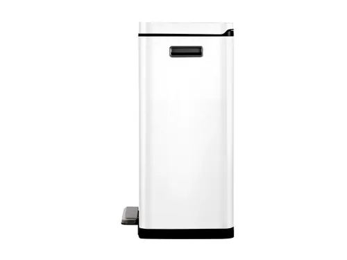 X-Cube pedaalemmer 45 Liter Wit Mat RVS