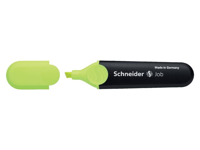Markeerstift Schneider Job 150 Universeel Geel beitelpunt | MarkeerstiftWinkel.nl