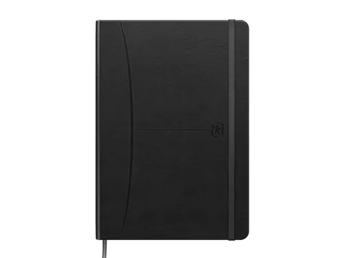 Notitieboek Oxford Signature A5 lijn 80vel zwart