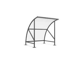 overdekte fietsenstalling,HxBxD 2290x2090x2180mm,dak polycarbonaat - 1