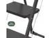 Escabeau aluminium 3 marches SL300 noir
