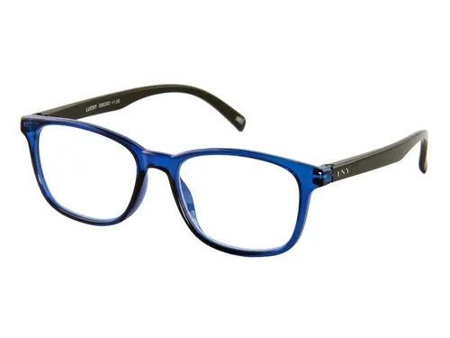 Leesbril I Need You +2.00 dpt Lucky blauw-zwart