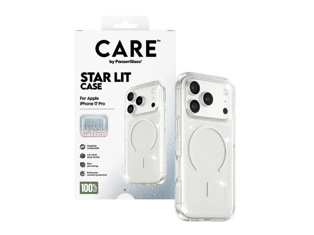 PanzerGlass CARE by Star Lit Case w. White MagSafe iPhone 17 Pro