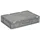 Euronorm Stapelkrat Pe Hxlxb 130X600X400Mm 23L Met Deksel Grijs