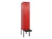 locker met bank,voor scheiding van kleding,HxBxD 2120x400x815mm,1vak