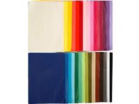 Tissuepapier A4 14g assorti/pk30x10v