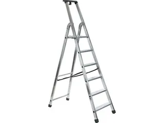Industriële Trapladder Quadra, 6 Treden - 2
