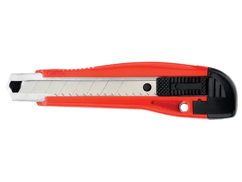 Snijmes Westcott premium 18mm met schuifsluiting rood