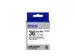 LK-7WBN - Standard - Noir sur Blanc - 36mmx9m