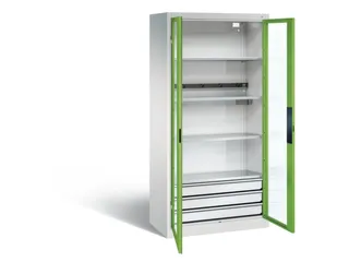 acculaadkast 1950x930x500mm 5stekkerdozen 230V cil.-slot RDS1108060 - 1