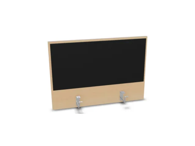 opzetpaneel,v. bureau,aanbouw achter,B 800mm,NE-esdoorn,BN8033-zwart