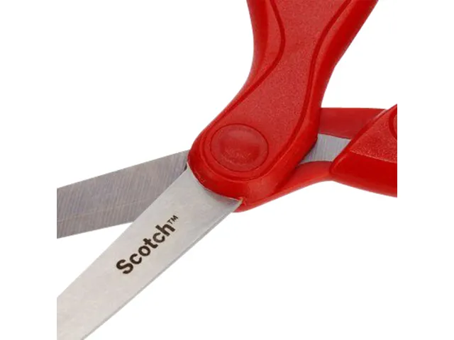 Schaar Scotch 18cm universeel rood blister
