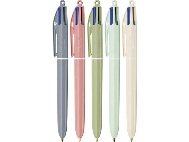 4-kleurenbalpen Mineral Tones display van 30 stuks assorti