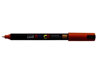 Verfstift Posca PC1MR Extra Fijne punt 0,7mm Donkeroranje - 2